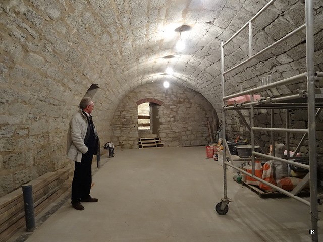 Sanierungsarbeiten auf der Burg