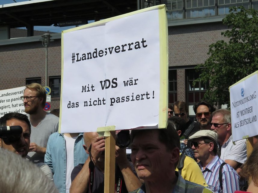 Demo in Berlin f&uuml;r die Pressefreiheit