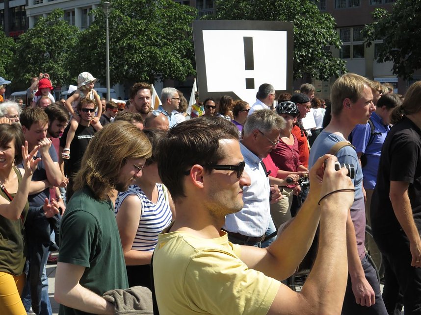 Demo in Berlin f&uuml;r die Pressefreiheit