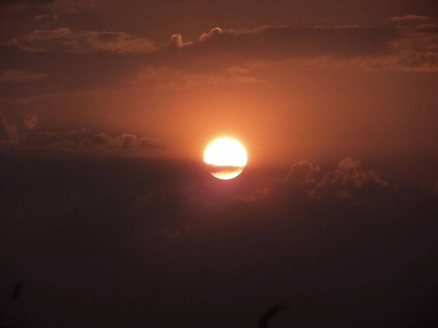 Gestriger Sonnenuntergang