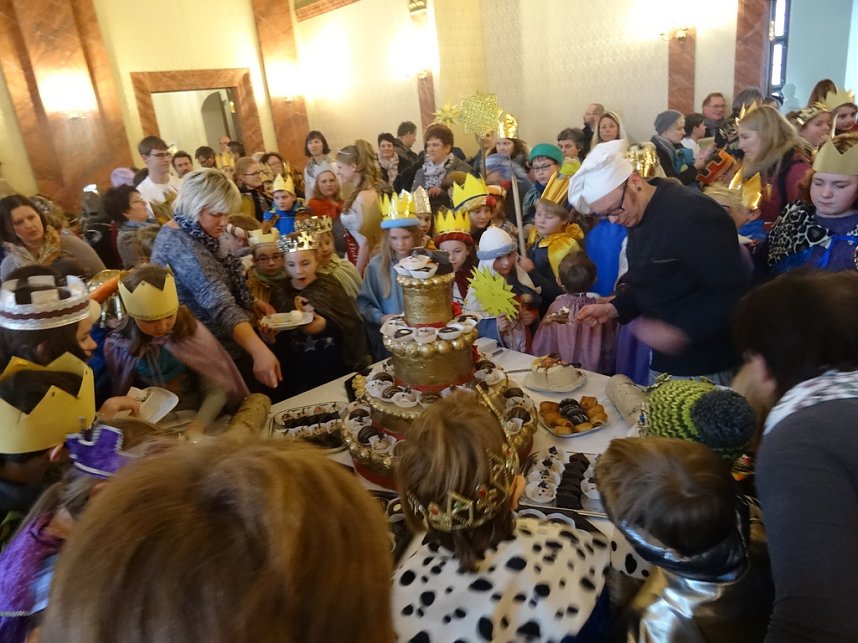 Eichsfelder Sternsinger zum Empfang in der Staatskanzlei