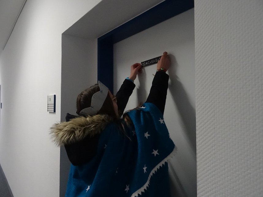 Eichsfelder Sternsinger zum Empfang in der Staatskanzlei