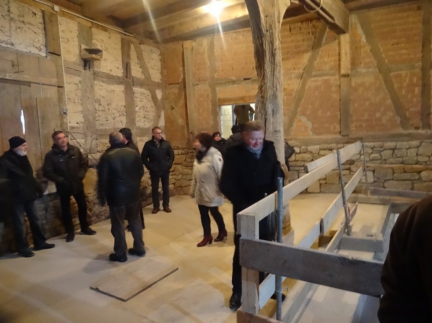 Richtfest auf Burg Scharfenstein