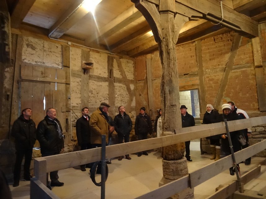 Richtfest auf Burg Scharfenstein