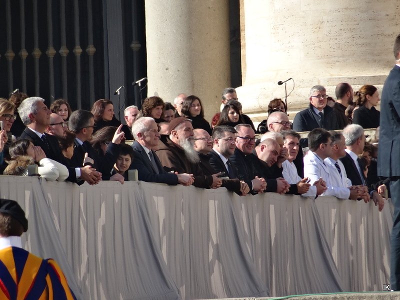 Pater Pio Gebetsgruppen beim Papst in Rom