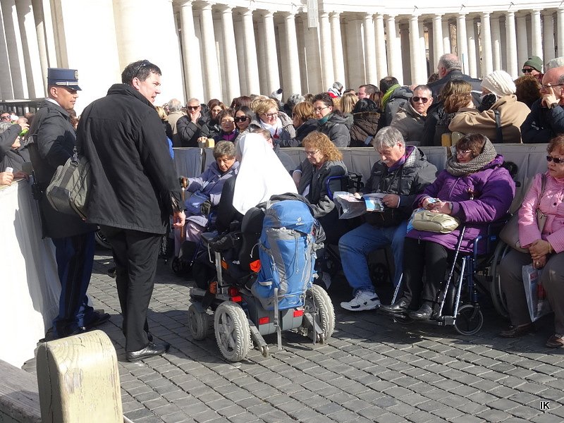 Pater Pio Gebetsgruppen beim Papst in Rom