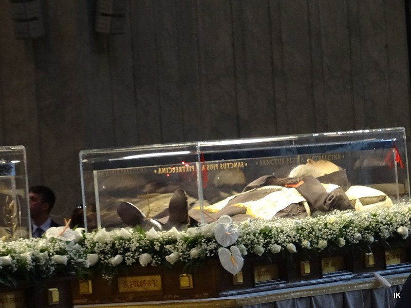 Pater Pio Gebetsgruppen beim Papst in Rom