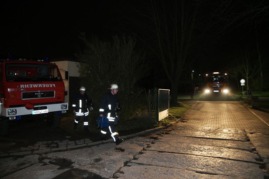 Erdfall auf dem Katastrophenschutzgel&auml;nde