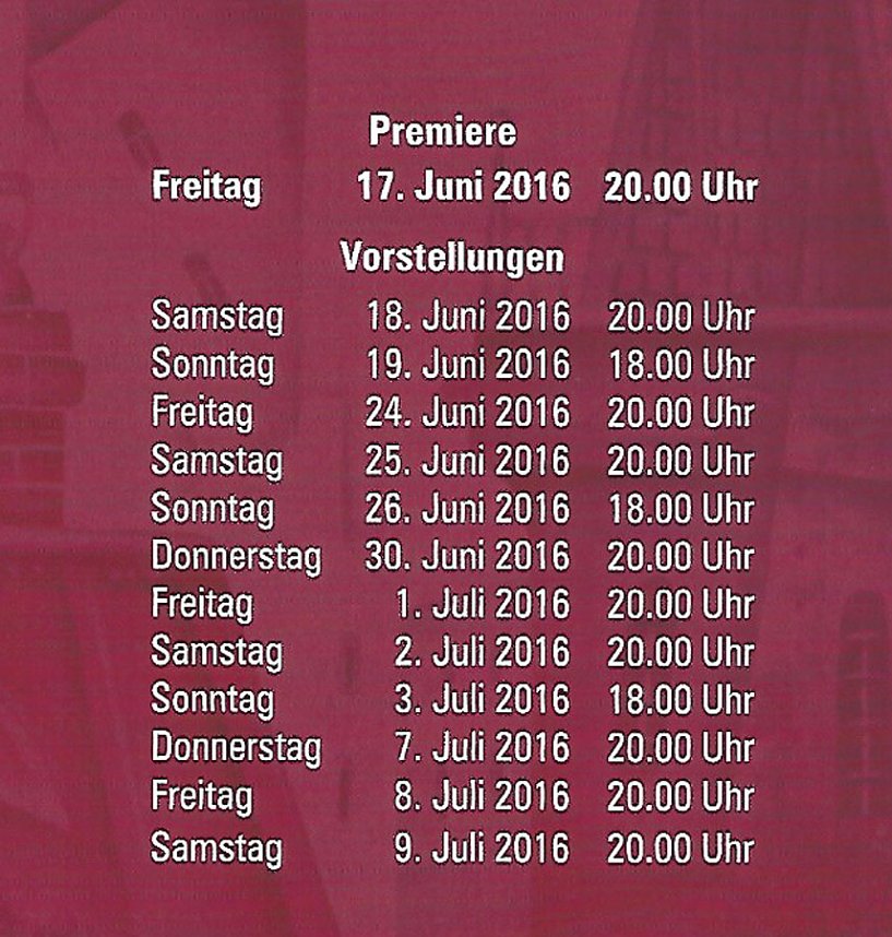 Ensemble zum Probenstart in Sondershausen