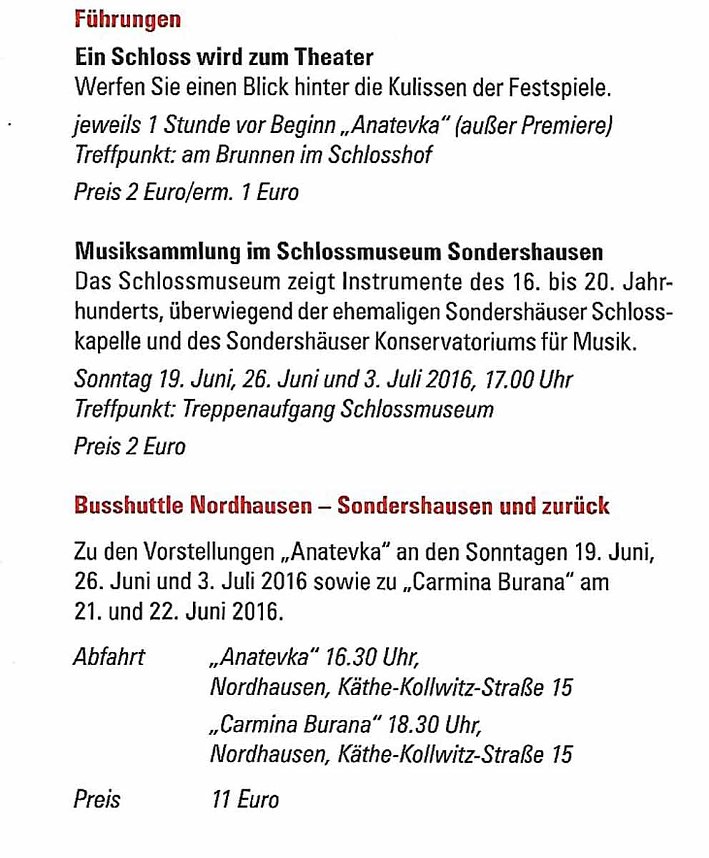 Lukullisches zu "ANTEVKA"