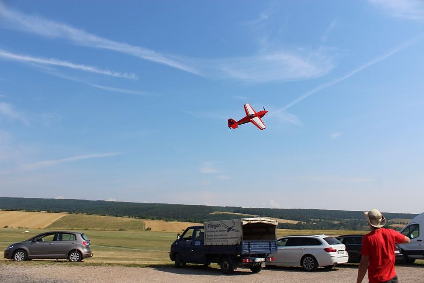 Segelflieger am Himmel Nordth&uuml;ringens