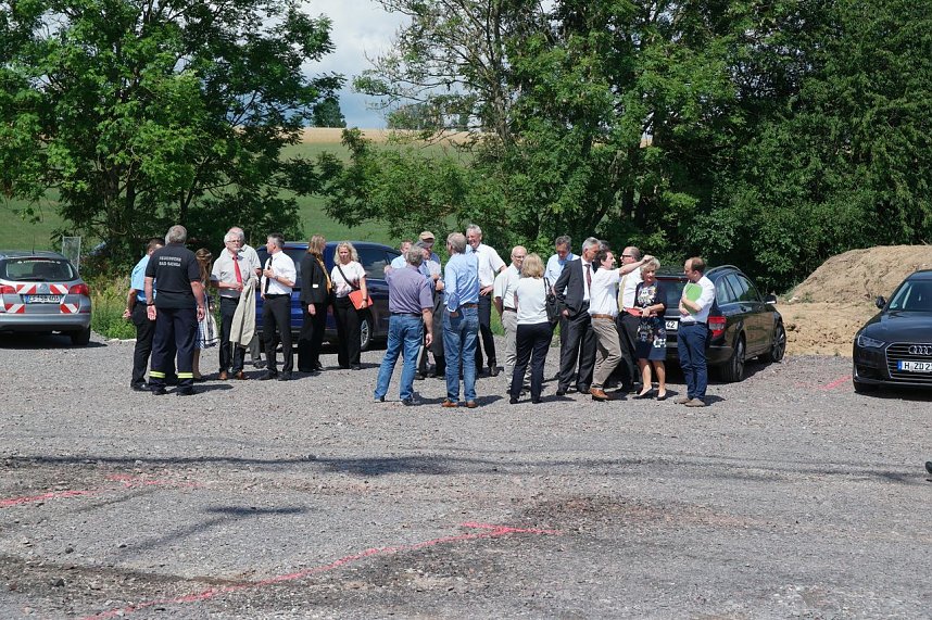Grundstein f&uuml;r Ortsumfahrung Mackenrode gelegt