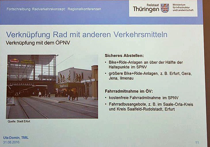 &Uuml;ber Radverkehrskonzept diskutiert