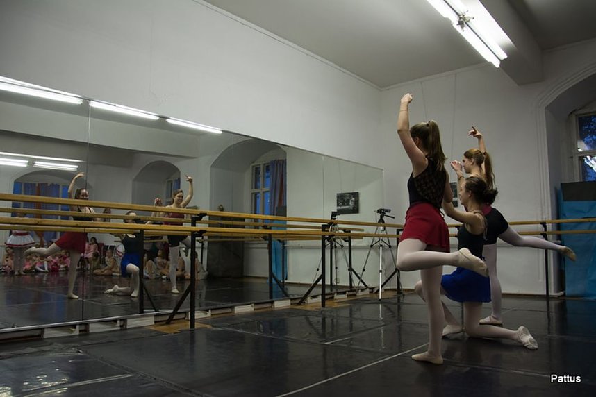 Beim Proben zugeschaut