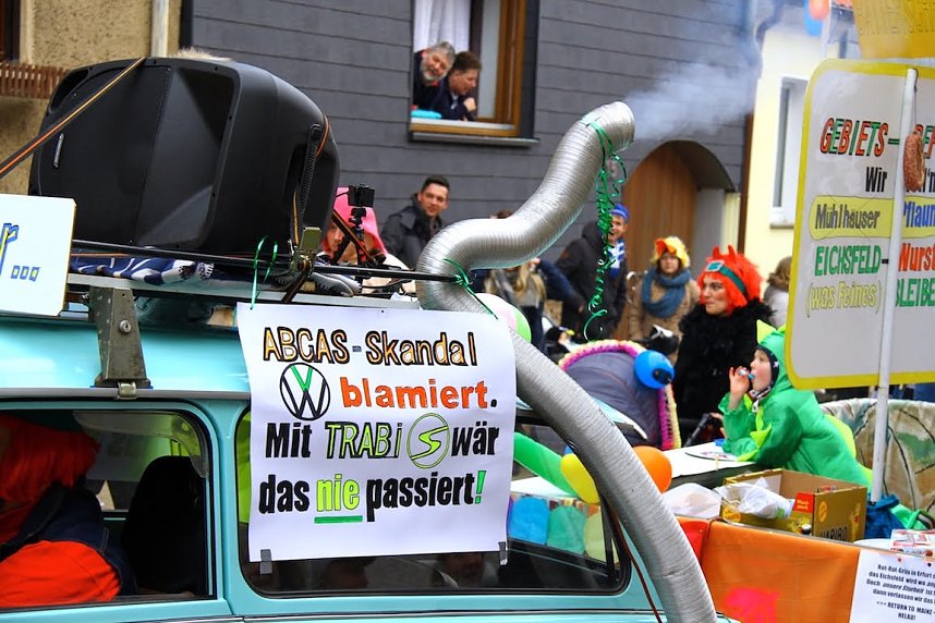 Stra&szlig;enumzug in Breitenworbis