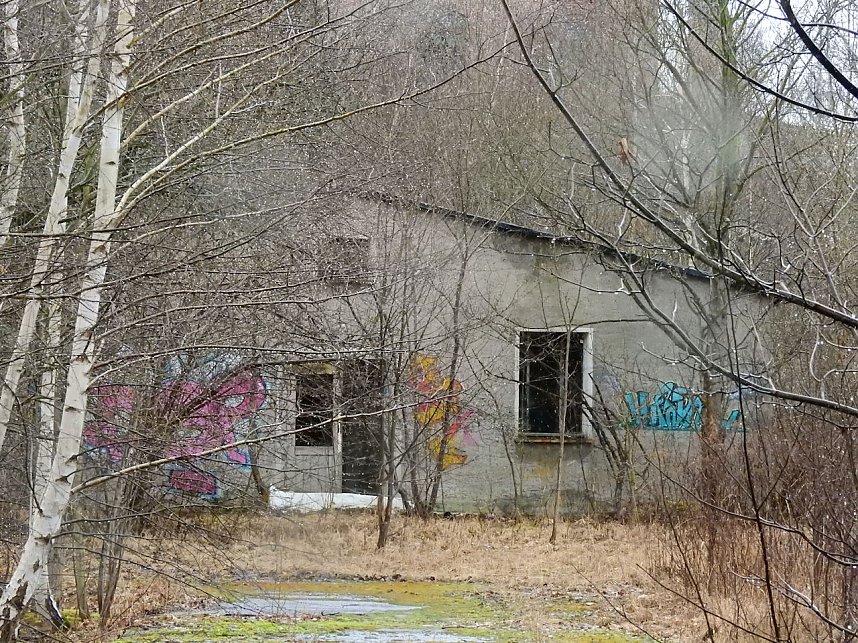Peter Blei in der Brikettfabrik