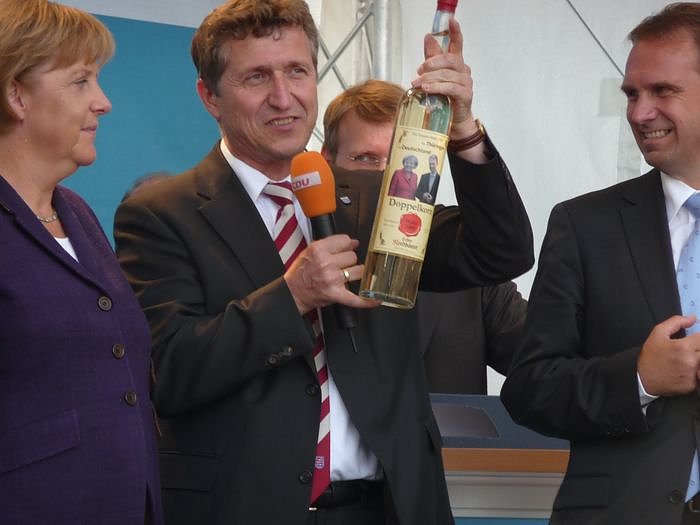 Besuch von Angela Merkel in Nordhausen