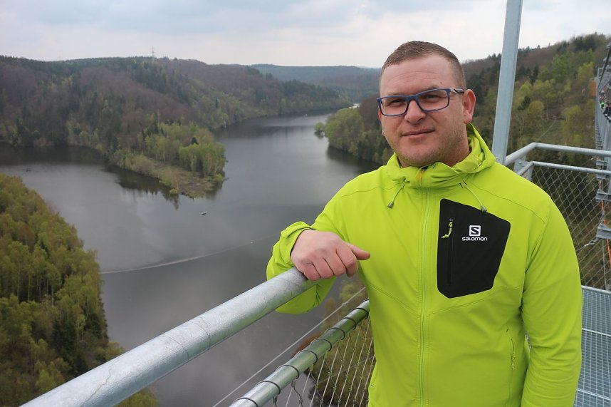 Titan RT - die l&auml;ngste Fu&szlig;g&auml;ngerh&auml;ngebr&uuml;cke der Welt wurde heute im Harz er&ouml;ffnet