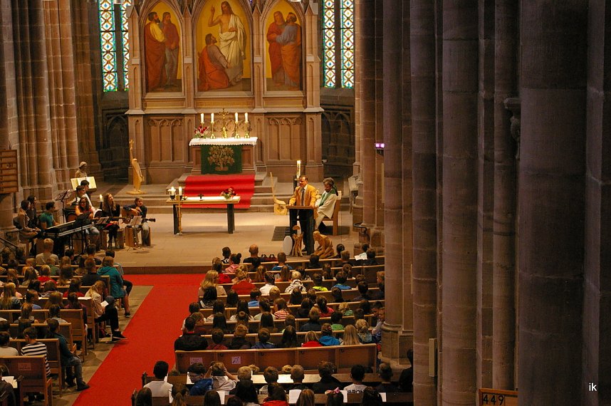 Gottesdienst f&uuml;r 5. Klassen und Schuljahresanfang