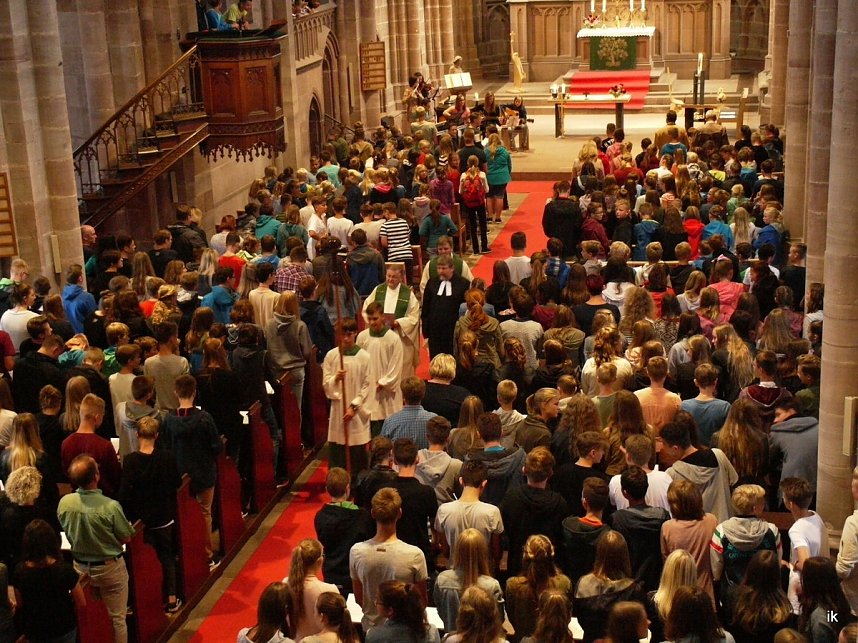 Gottesdienst f&uuml;r 5. Klassen und Schuljahresanfang