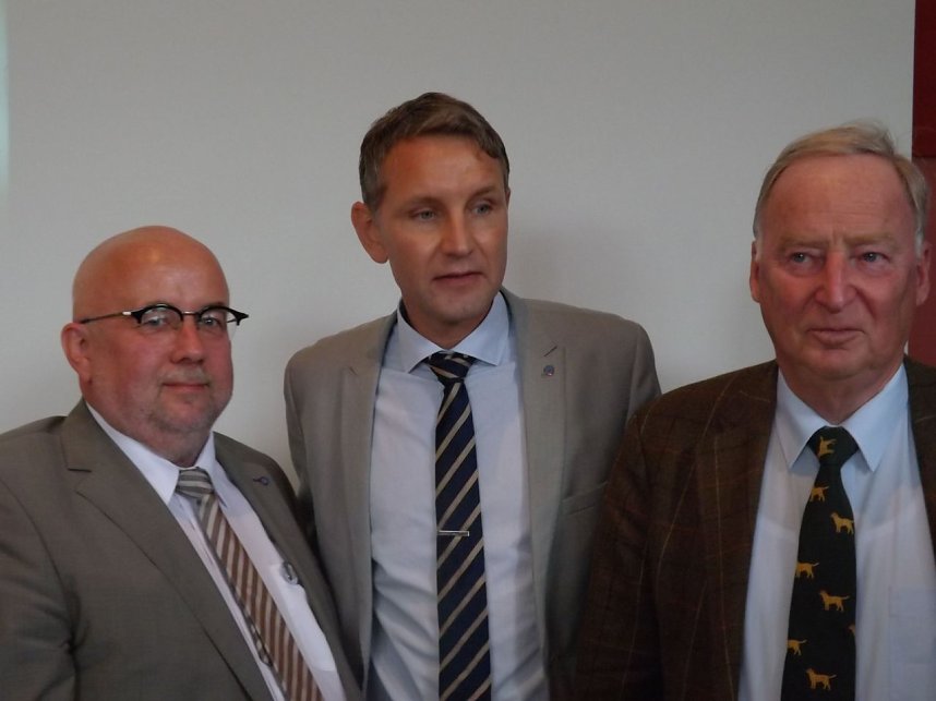 AfD-Wahlkampf in Leinefelde