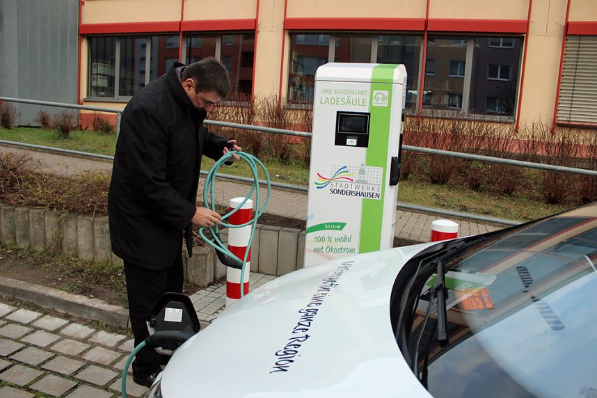 Jetzt mit dem E-Auto besser nach Sondershausen