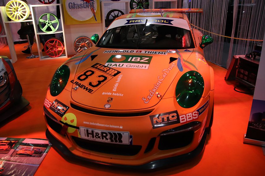 Tuningmesse Erfurt mit Jean Pierre Kraemer aus der Soap Die PS-Profis