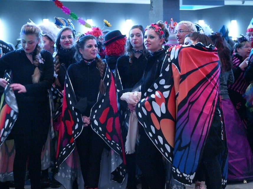 Empfang im Foyer am Rosenmontag