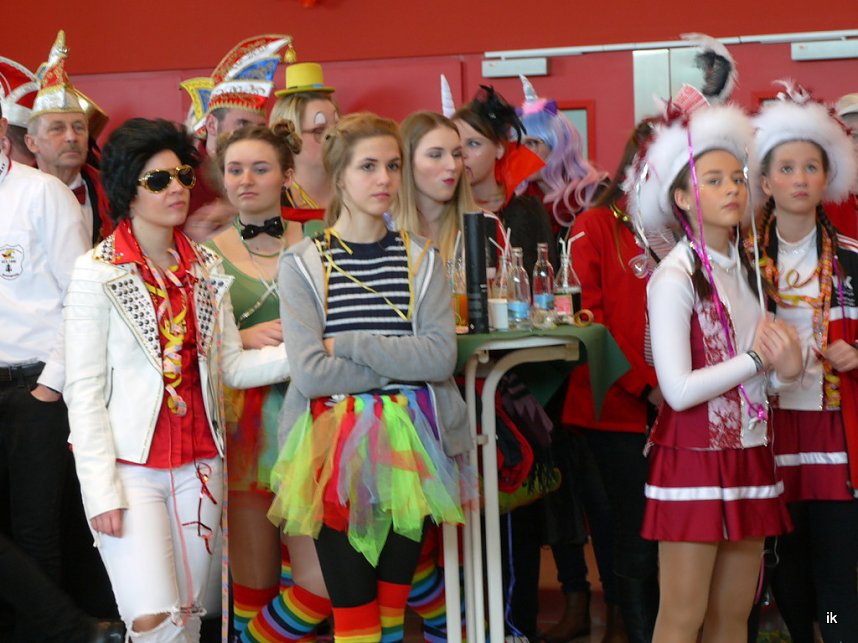 Empfang im Foyer am Rosenmontag