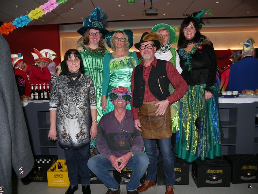 Empfang im Foyer am Rosenmontag