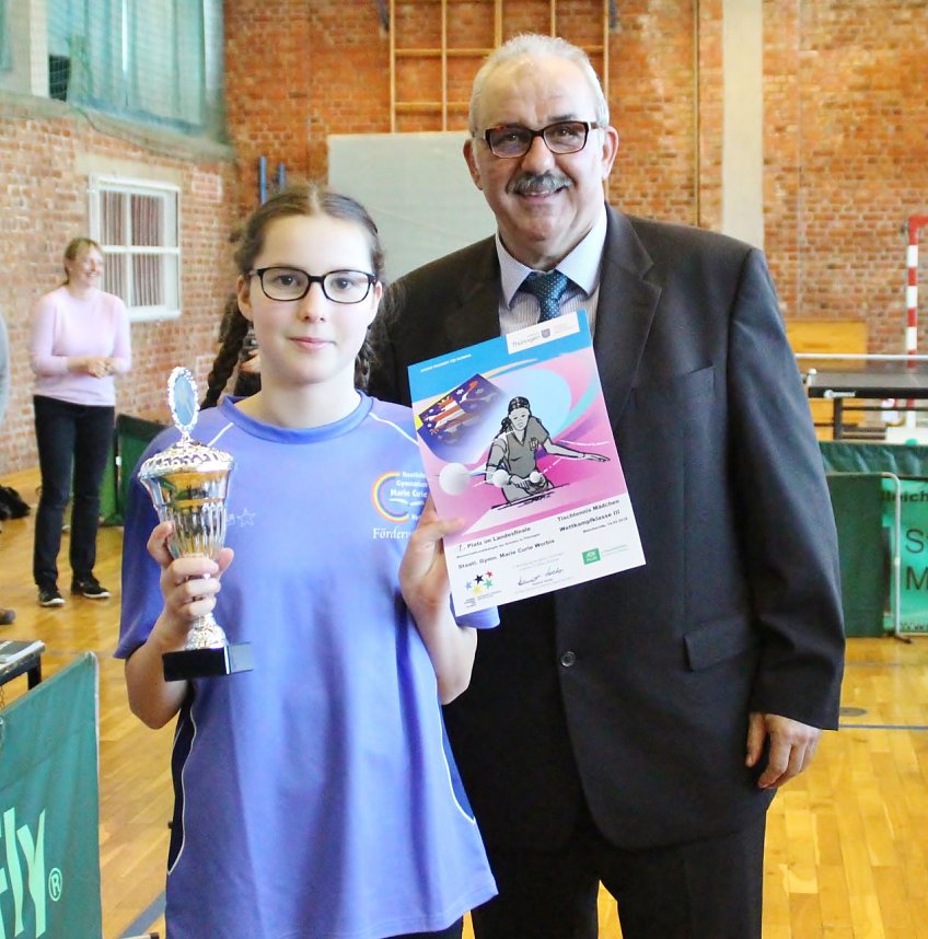 Landesfinale im Tischtennis in Bleicherode