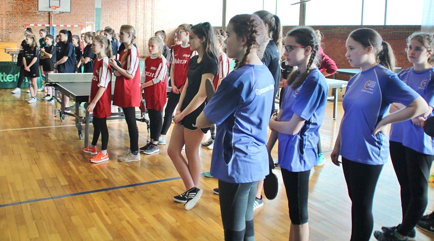 Landesfinale im Tischtennis in Bleicherode