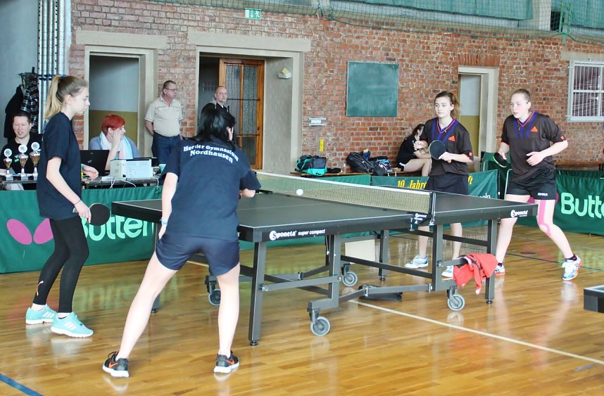 Landesfinale im Tischtennis in Bleicherode