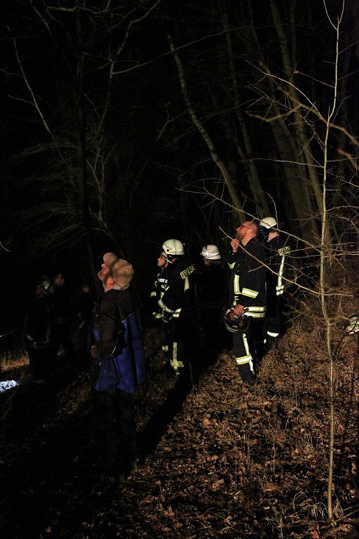 Gleitschirmflieger auf Baum