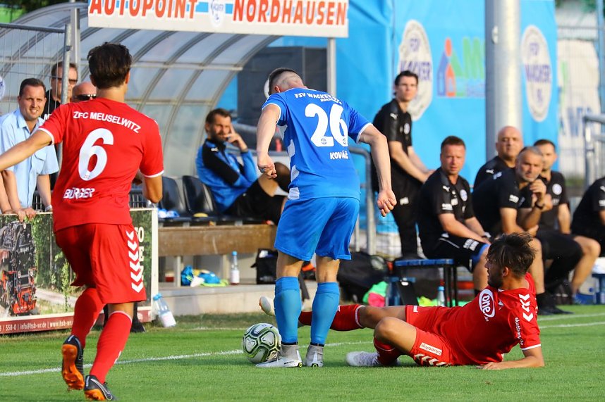 Wacker Nordhausen mit ersten Sieg in einem Heimspiel. 3:0 gegen Meuselwitz im ersten Th&uuml;ringen-Derby der Saison