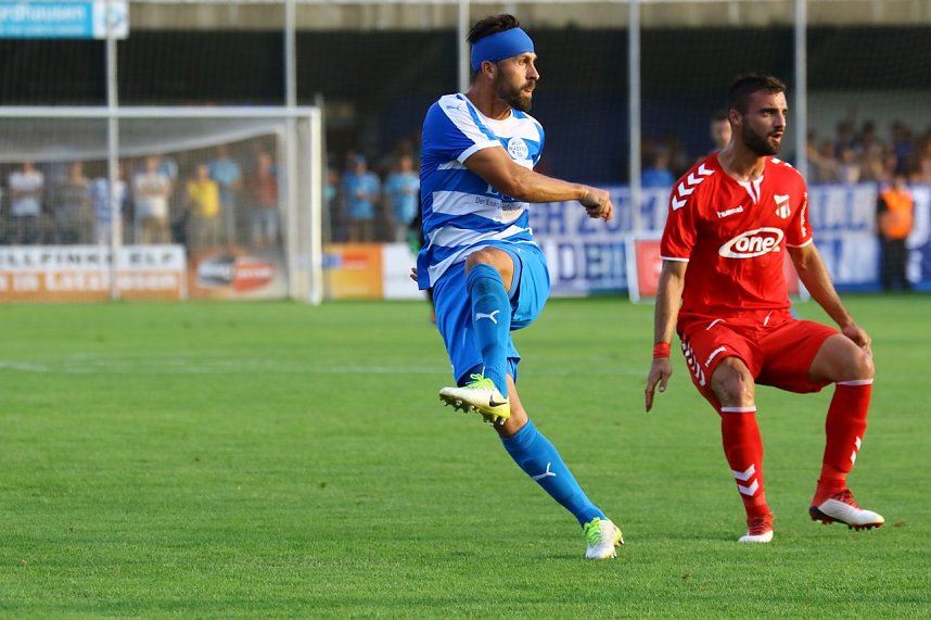 Wacker Nordhausen mit ersten Sieg in einem Heimspiel. 3:0 gegen Meuselwitz im ersten Th&uuml;ringen-Derby der Saison