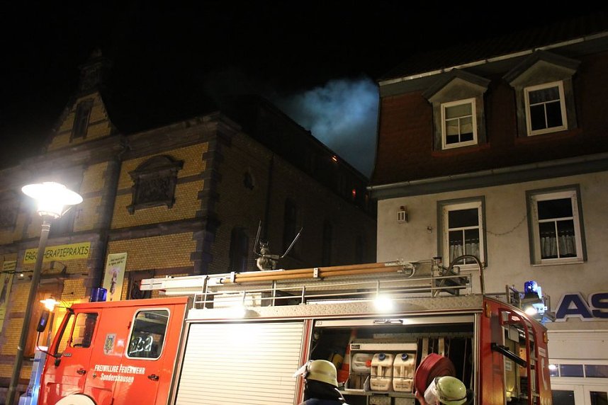 Gro&szlig;brand in Sondershausen