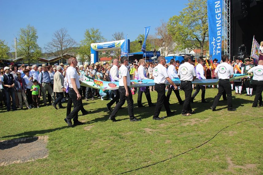 Gro&szlig;artiger MDR Osterspaziergang in Bad Frankenhausen