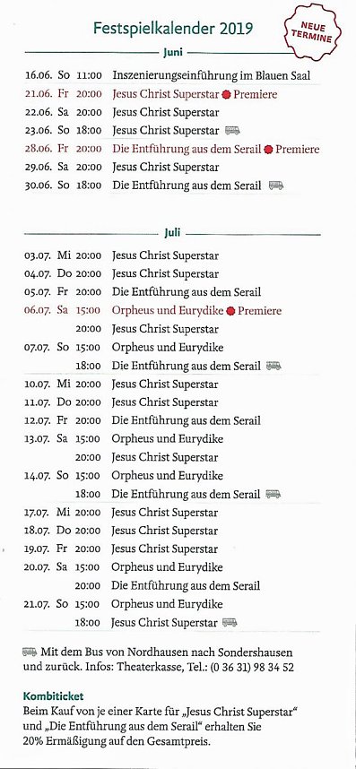 Start der Schlossfestspiele unter neuem Logo