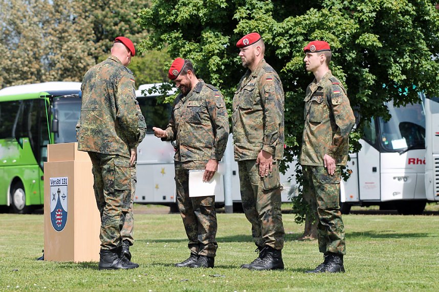 Soldaten aus vier Standorten