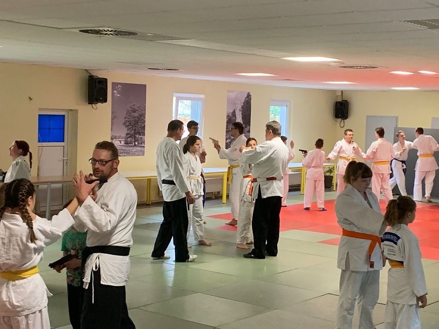 Im Ferienpark Feuerkuppe trainiert