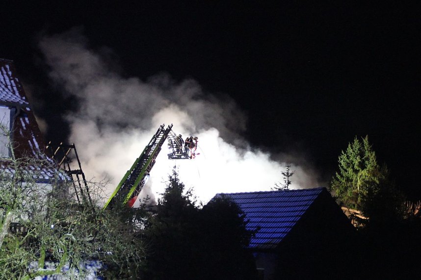 Brand in Wachstedt