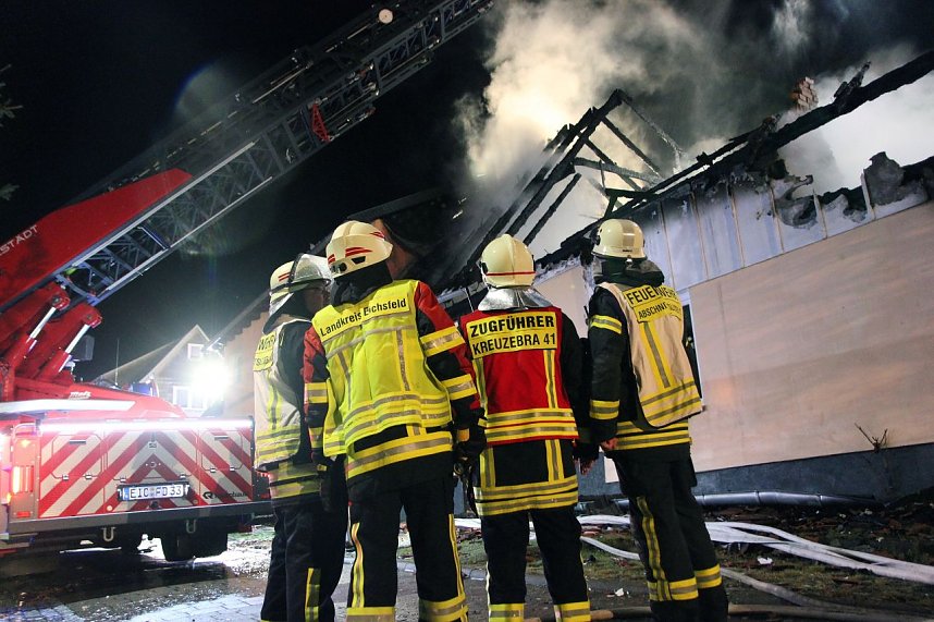 Brand in Wachstedt