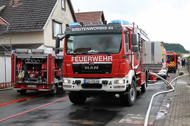Wohnhausbrand in Buhla