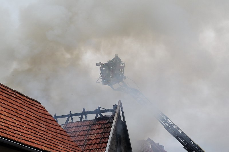 Wohnhausbrand in Buhla