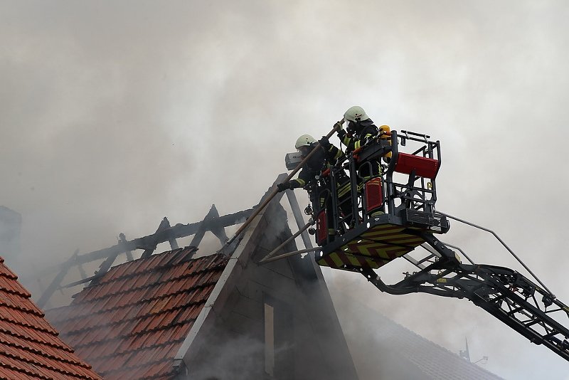 Wohnhausbrand in Buhla