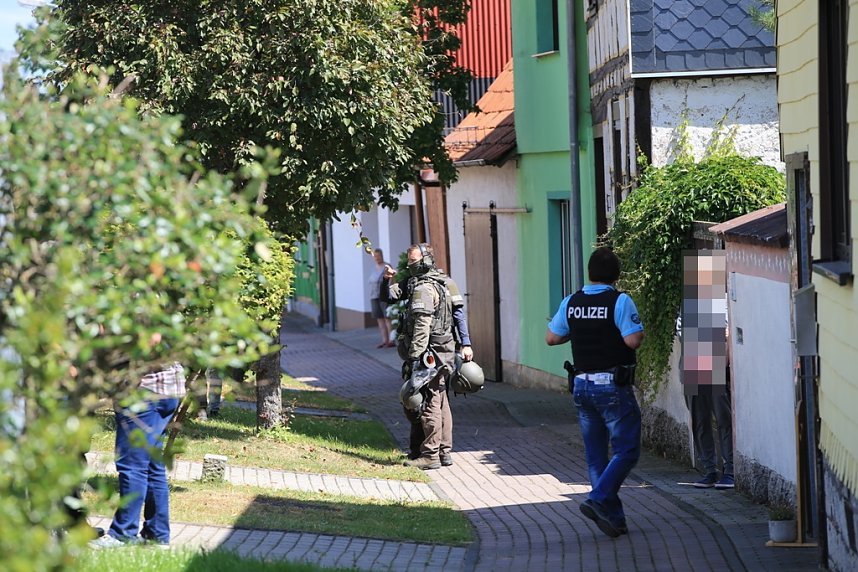 Polizeieinsatz in Kleinkeula