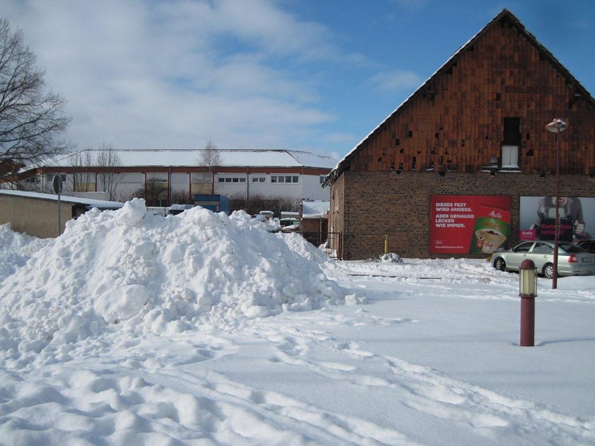 Schneechaos in Leinefelde