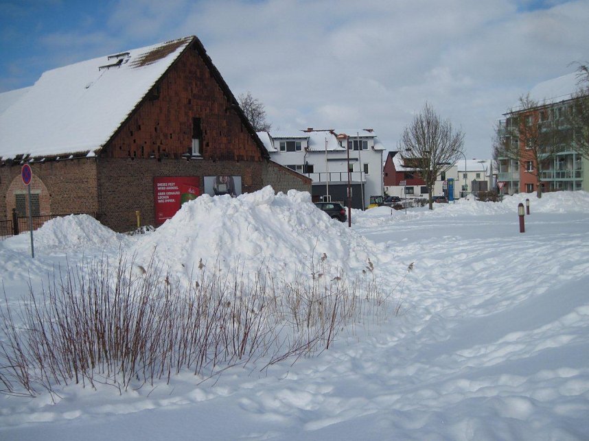 Schneechaos in Leinefelde