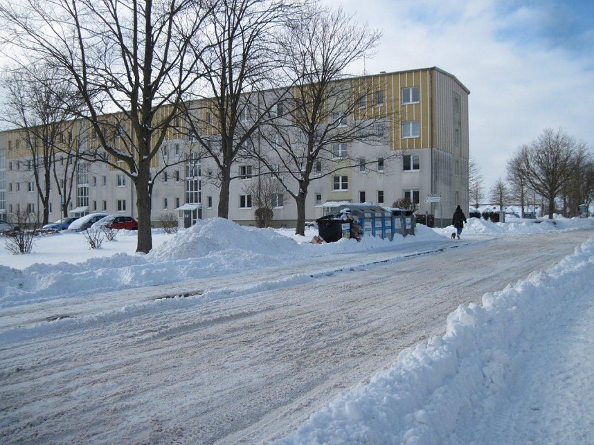 Schneechaos in Leinefelde